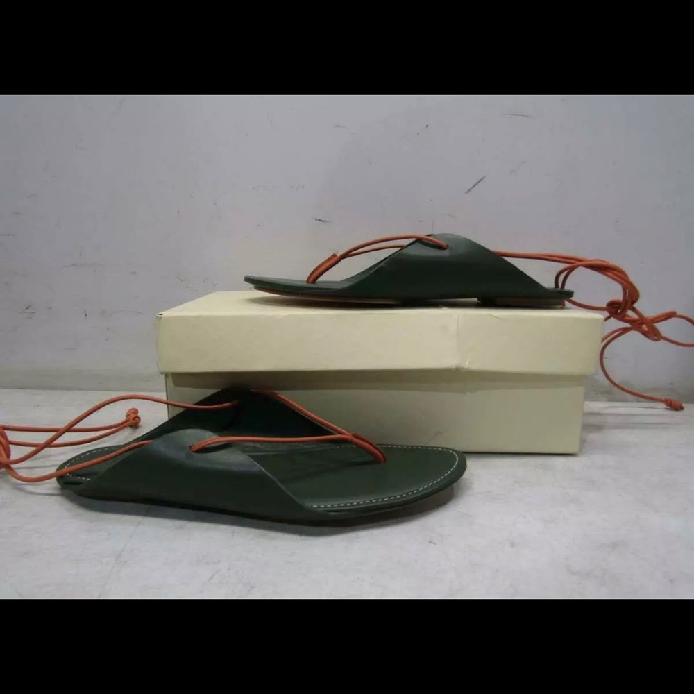 Ulla Johnson Aidy Sandals Army green 8.5/9